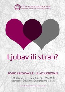 ljubav ili strah javno predavanje